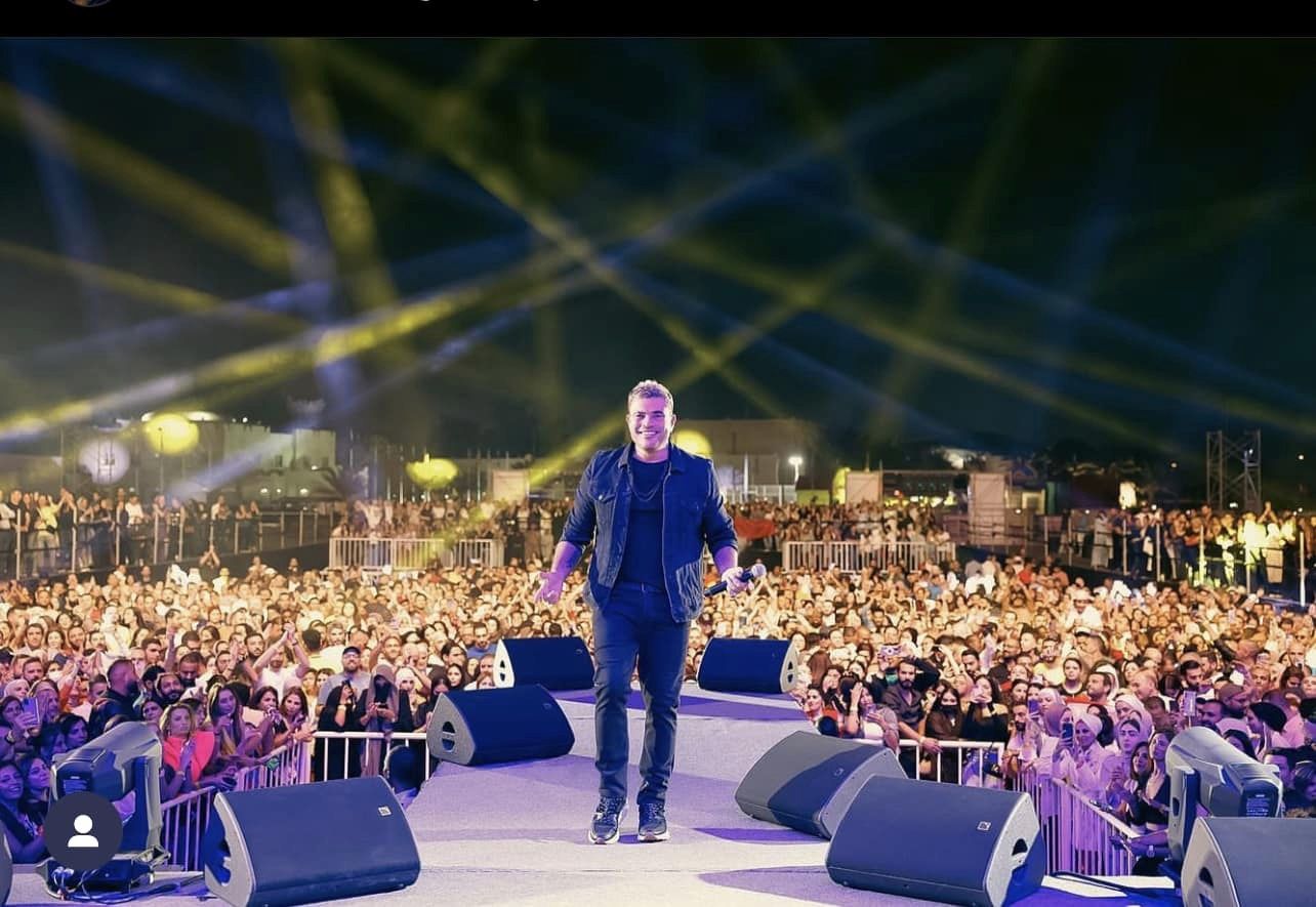 #Amr Diab Performed live last night at Lusail Shooting Complex - Doha  Nov 24, 2022 · Photo 1